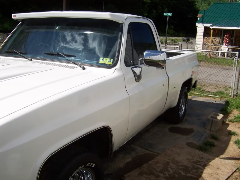 square body cab visor