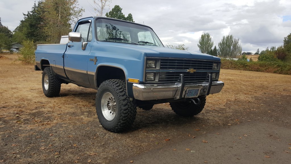 33s On A 2 Lift Gm Square Body 1973 1987 Gm Truck Forum 6158