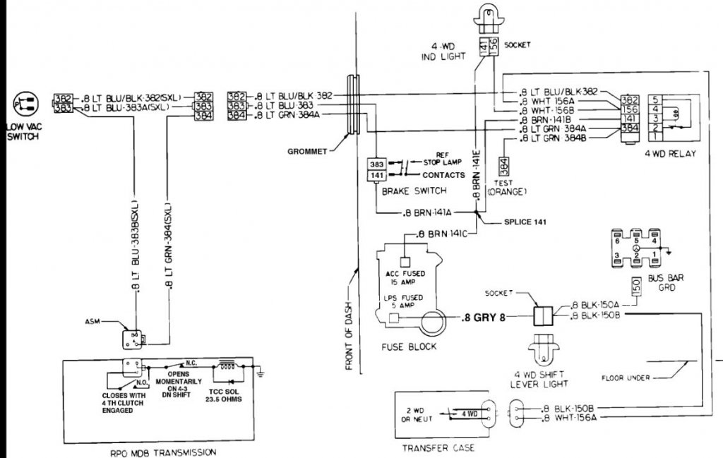 4wd indicator light wiring | GM Square Body - 1973 - 1987 GM Truck Forum