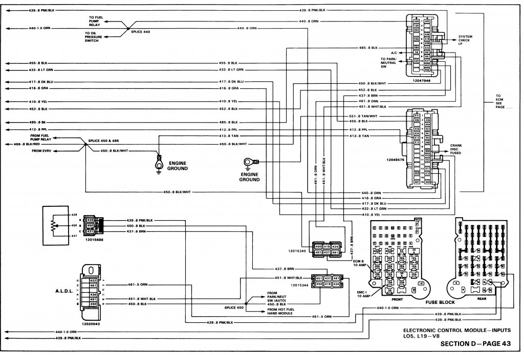 '88 350 TBI Firewall 12v Junction to Bulkhead connection wires? | GM ...