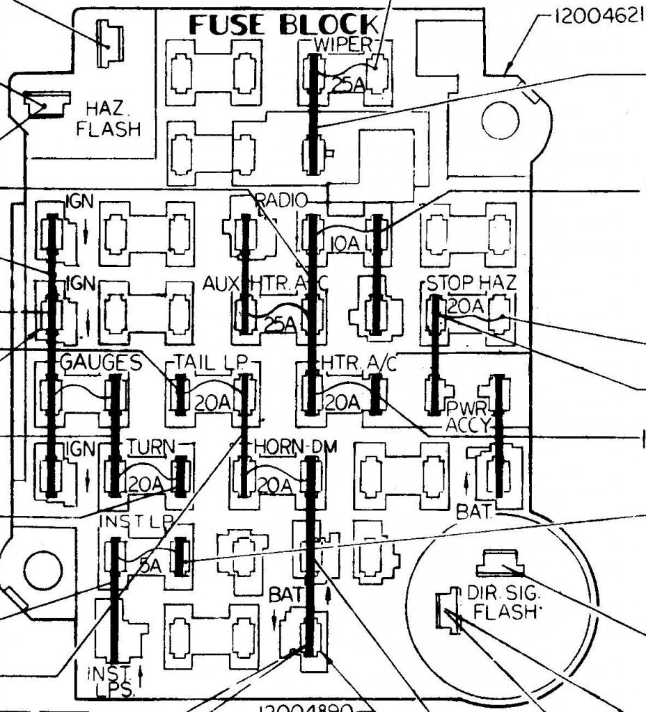 76 Chevy Fuse Box Diagram 