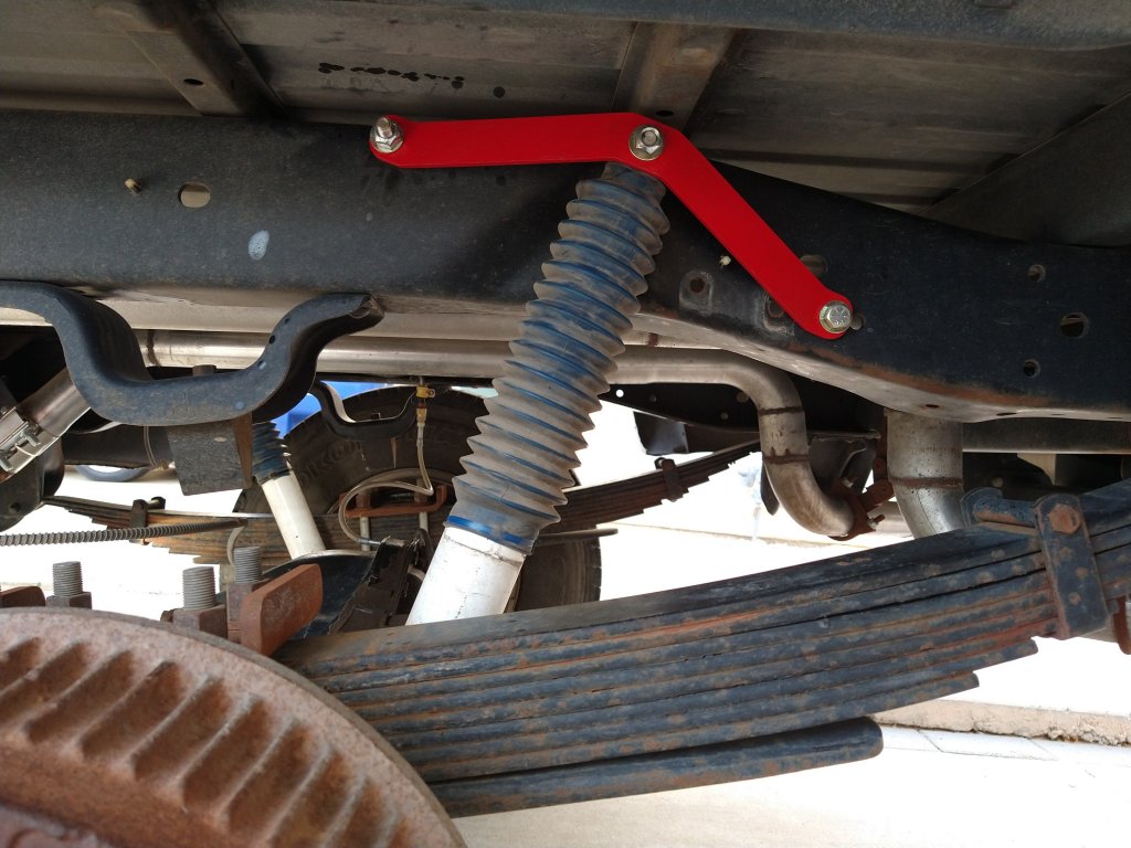 ORD rear shock mount brackets installed... | GM Square Body - 1973