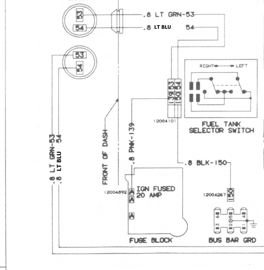 Pollak Fuel Tank Selector Valve Wiring Diagram - Unity Wiring